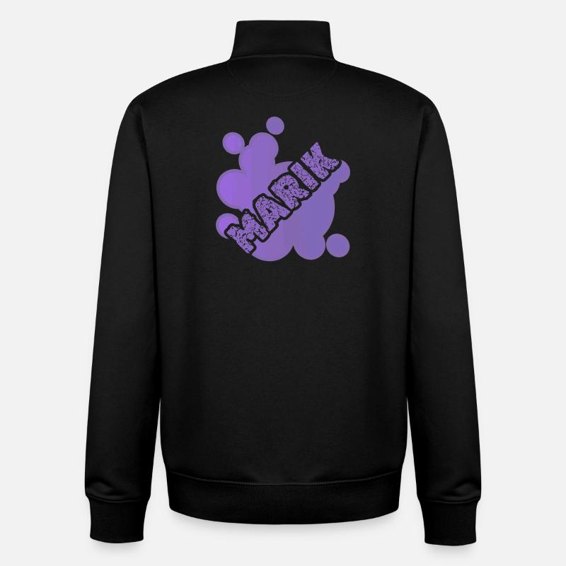 Marik - Unisex Organic Zip Sweatshirt by Stanley/Stella - black