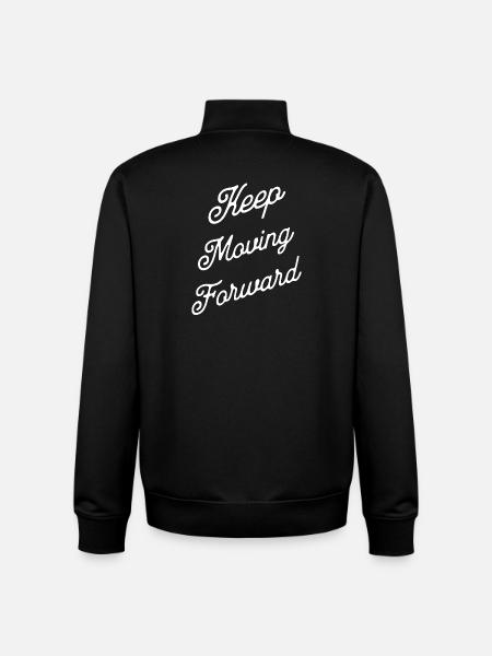 Advanced Always Lettering Script - Unisex Organic Zip Sweatshirt by Stanley/Stella - black