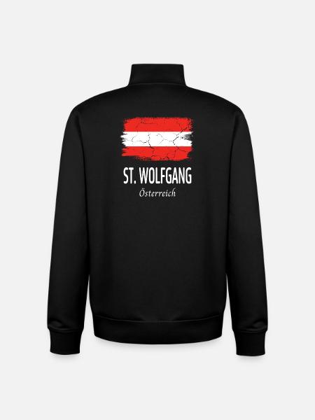 St. Wolfgang - Unisex Organic Zip Sweatshirt by Stanley/Stella - black