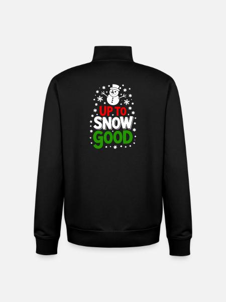Up to Snow Good - Unisex Organic Zip Sweatshirt by Stanley/Stella - black