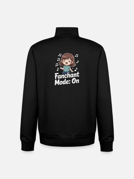 K-Pop Fanchant Korea Music - Unisex Organic Zip Sweatshirt by Stanley/Stella - black