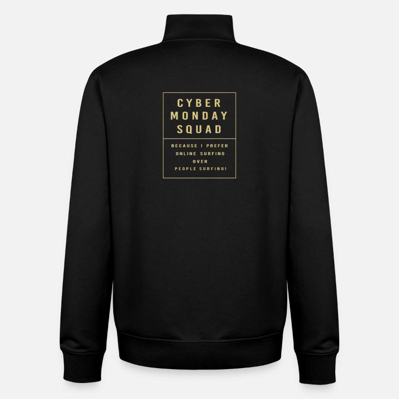 Virée shopping du Cyber Monday - Sweat zippé unisexe en coton bio Stanley/Stella - noir