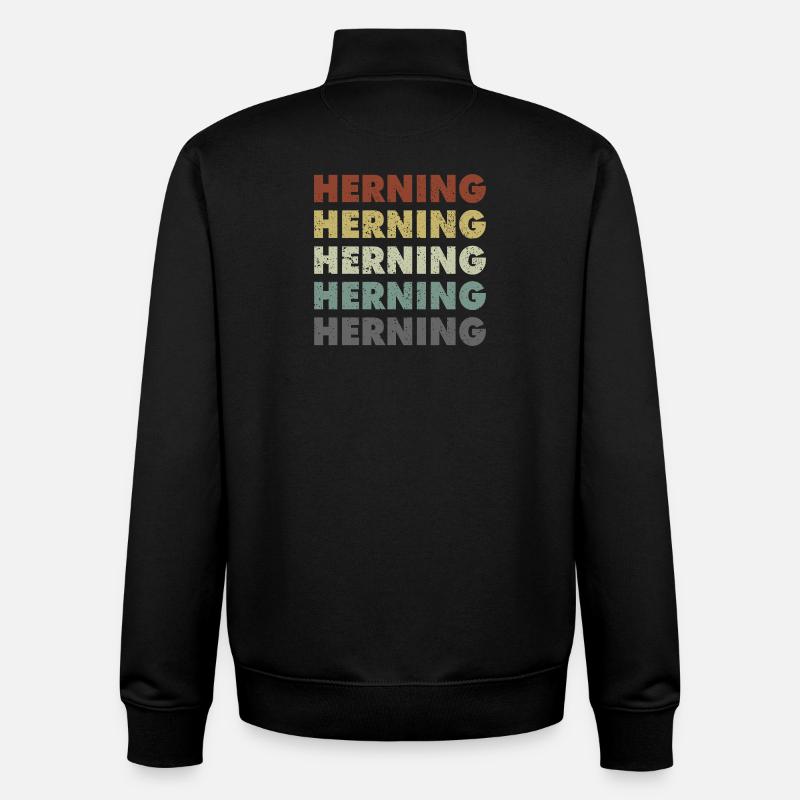 Herning - Danemark - Danemark - Scandinavie - Sweat zippé unisexe en coton bio Stanley/Stella - noir