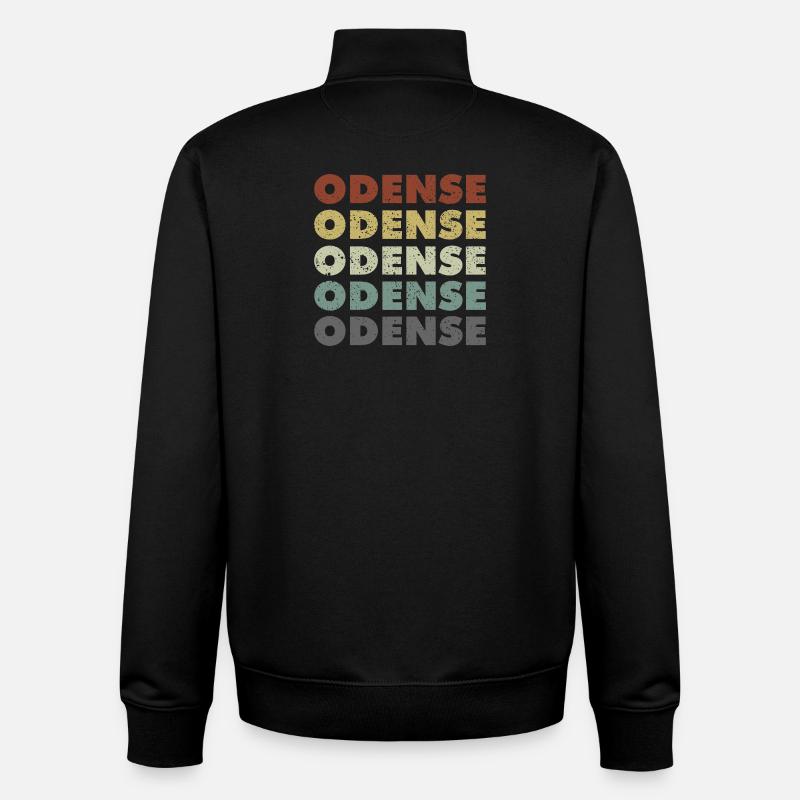Odense - Denmark - Dänemark - Skandinavien - Unisex Organic Zip Sweatshirt von Stanley/Stella - Schwarz