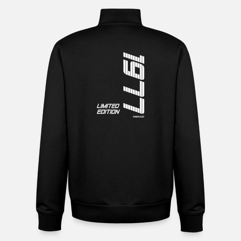 Limitierte Edition Stil Logo - Unisex Organic Zip Sweatshirt von Stanley/Stella - Schwarz