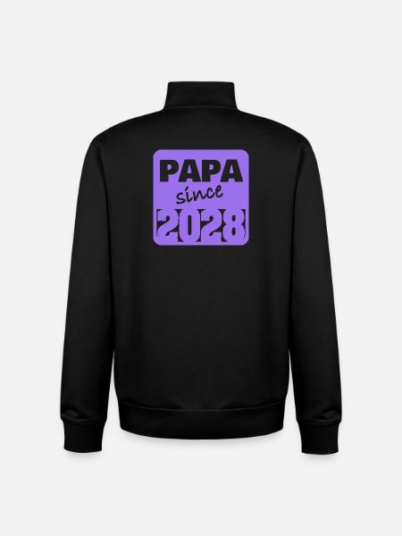 Father 2028 - Unisex Organic Zip Sweatshirt by Stanley/Stella - black