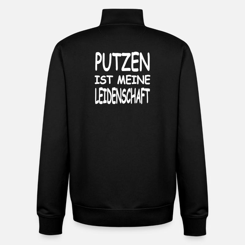 Propre - Sweat zippé unisexe en coton bio Stanley/Stella - noir