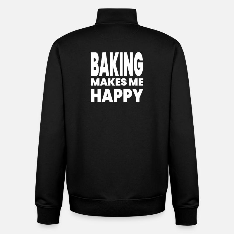 Cuire - Sweat zippé unisexe en coton bio Stanley/Stella - noir