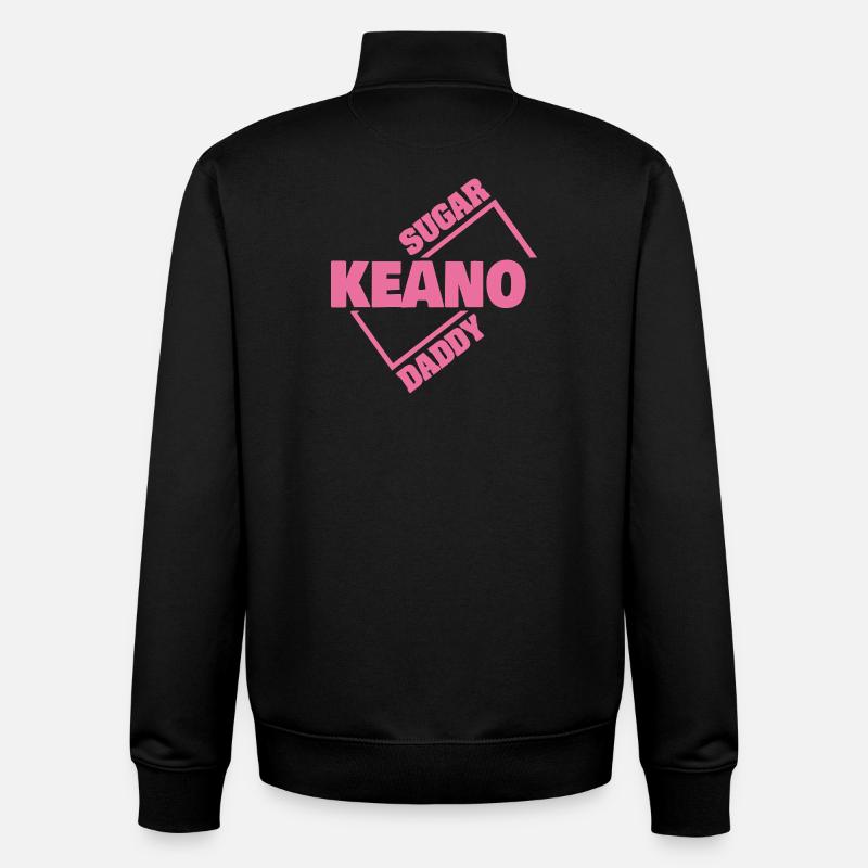 Keano - Sweat zippé unisexe en coton bio Stanley/Stella - noir