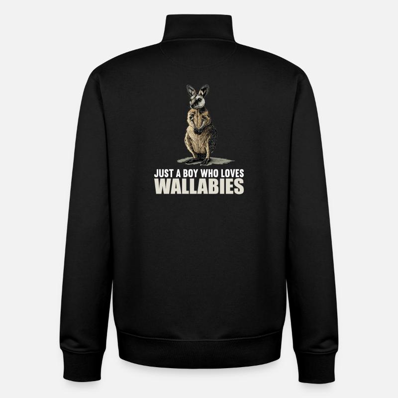 Wallabys Wallaby - Unisex Organic Zip Sweatshirt von Stanley/Stella - Schwarz