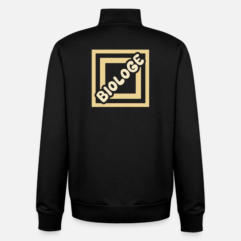 Biologiste comme métier - Sweat zippé unisexe en coton bio Stanley/Stella - noir