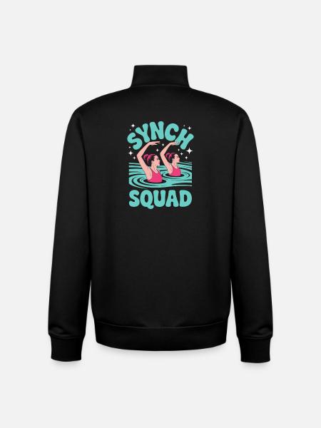 Synchronschwimmen Kunstschwimmen Wassersport - Unisex Organic Zip Sweatshirt von Stanley/Stella - Schwarz