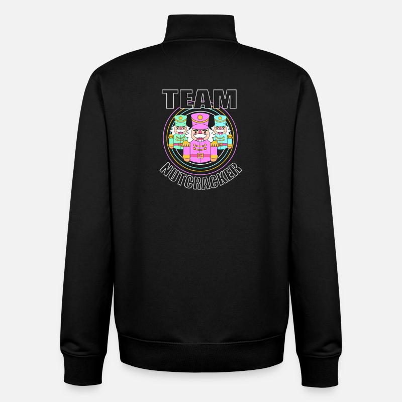 Nussknacker Weihnachten - Unisex Organic Zip Sweatshirt von Stanley/Stella - Schwarz