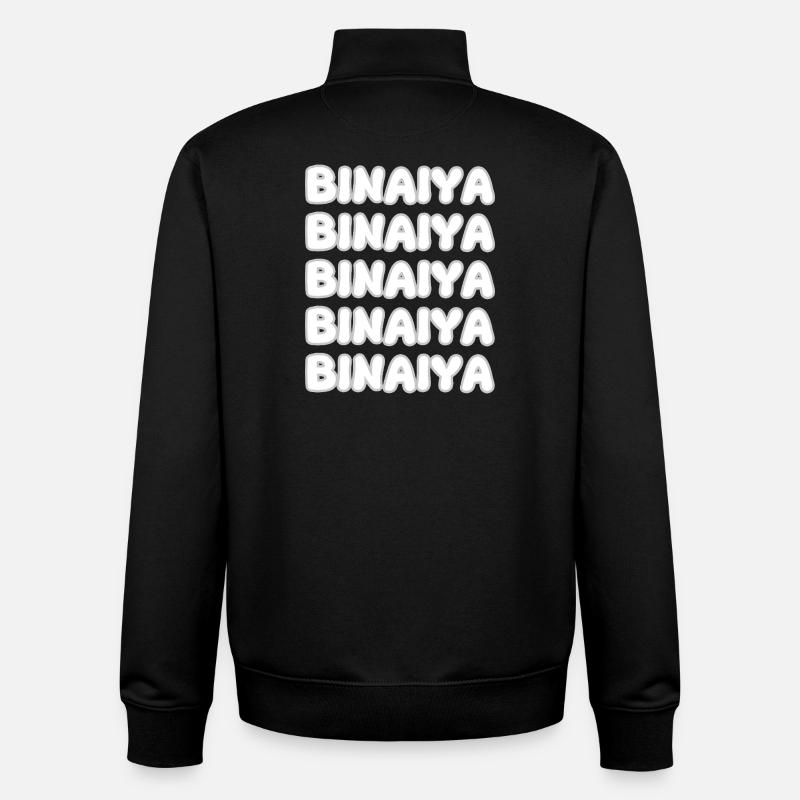 Klettern Binaiya - Unisex Organic Zip Sweatshirt von Stanley/Stella - Schwarz