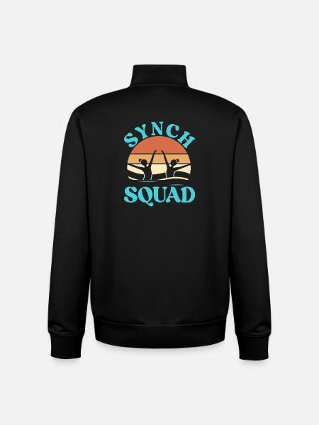Synchronschwimmen Kunstschwimmen Wassersport - Unisex Organic Zip Sweatshirt von Stanley/Stella - Schwarz