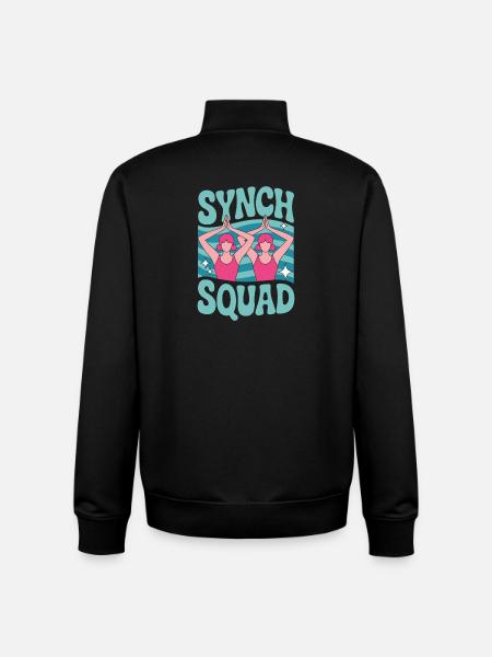 Synchronschwimmen Kunstschwimmen Wassersport - Unisex Organic Zip Sweatshirt von Stanley/Stella - Schwarz