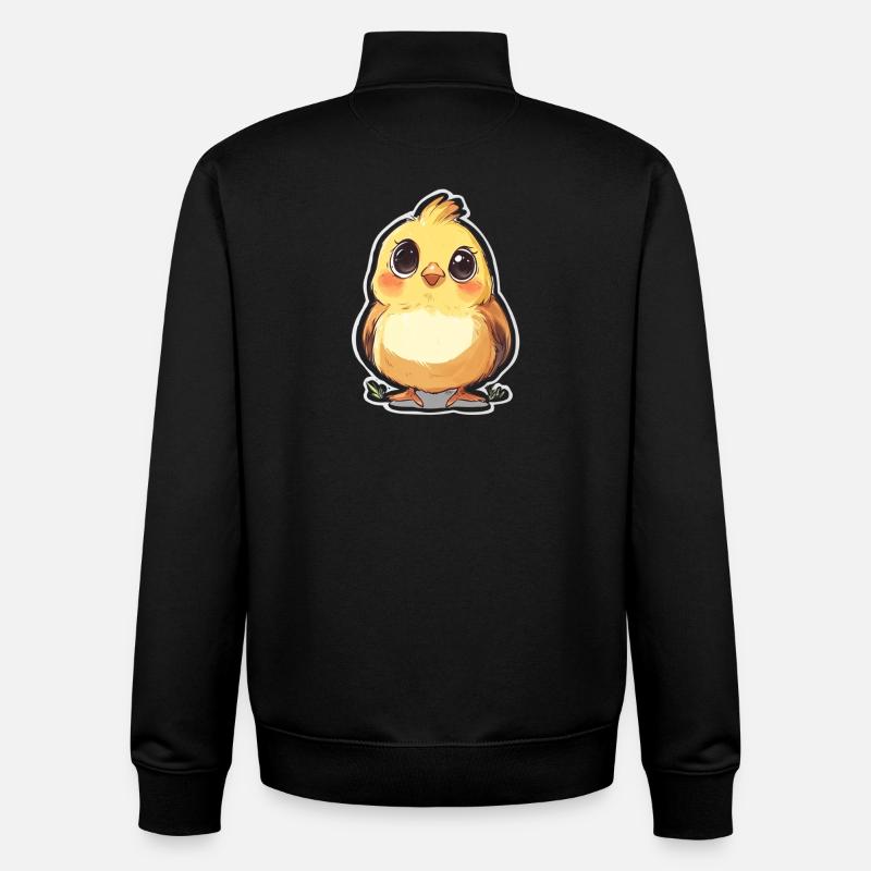 Küken - Unisex Organic Zip Sweatshirt von Stanley/Stella - Schwarz