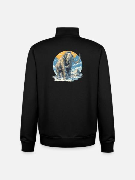Mammoths Mammoth - Unisex Organic Zip Sweatshirt by Stanley/Stella - black