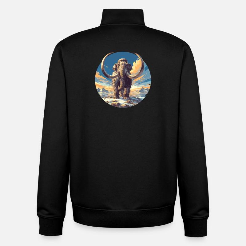 Mammuts Mammut - Unisex Organic Zip Sweatshirt von Stanley/Stella - Schwarz
