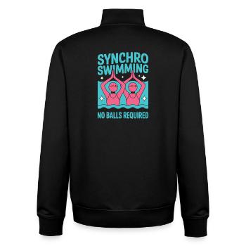 Synchronschwimmen Kunstschwimmen Wassersport - Unisex Organic Zip Sweatshirt von Stanley/Stella - Schwarz - Hinten - AI Model Male 185 light (185cm)