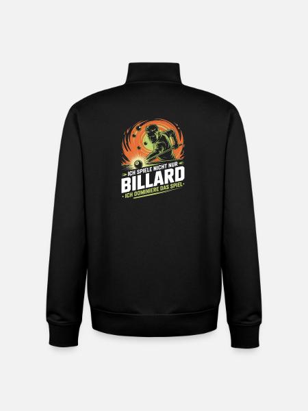 Play Billiards Pool Snooker Billiards Players - Unisex Organic Zip Sweatshirt by Stanley/Stella - black