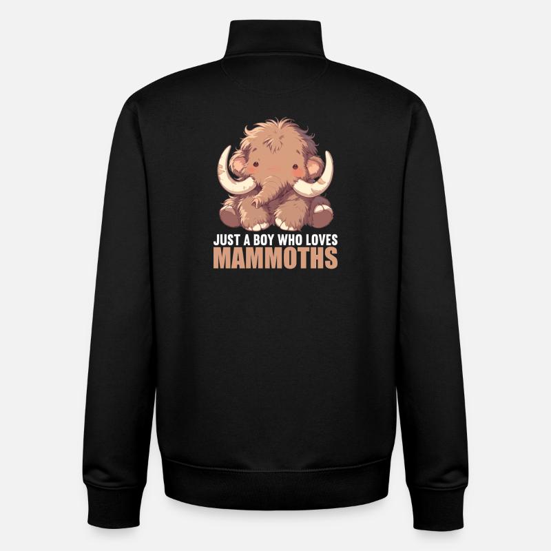 Mammuts Mammut - Unisex Organic Zip Sweatshirt von Stanley/Stella - Schwarz