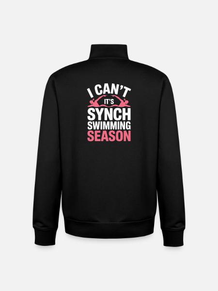 Synchronschwimmen Kunstschwimmen Wassersport - Unisex Organic Zip Sweatshirt von Stanley/Stella - Schwarz