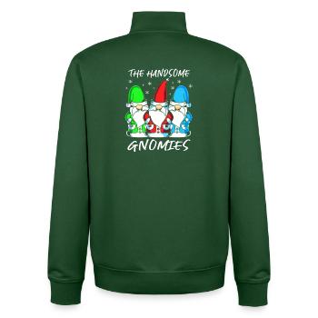 Gnom - Unisex Organic Zip Sweatshirt von Stanley/Stella - Flaschengrün - Hinten - AI Model Male 185 dark (185cm)