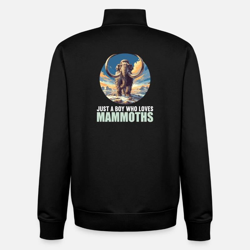 Mammuts Mammut - Unisex Organic Zip Sweatshirt von Stanley/Stella - Schwarz