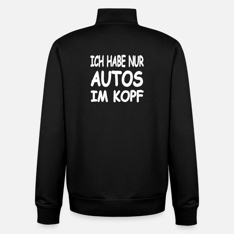 Auto - Unisex Organic Zip Sweatshirt von Stanley/Stella - Schwarz