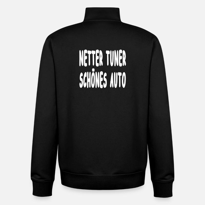 Tuner - Unisex Organic Zip Sweatshirt von Stanley/Stella - Schwarz