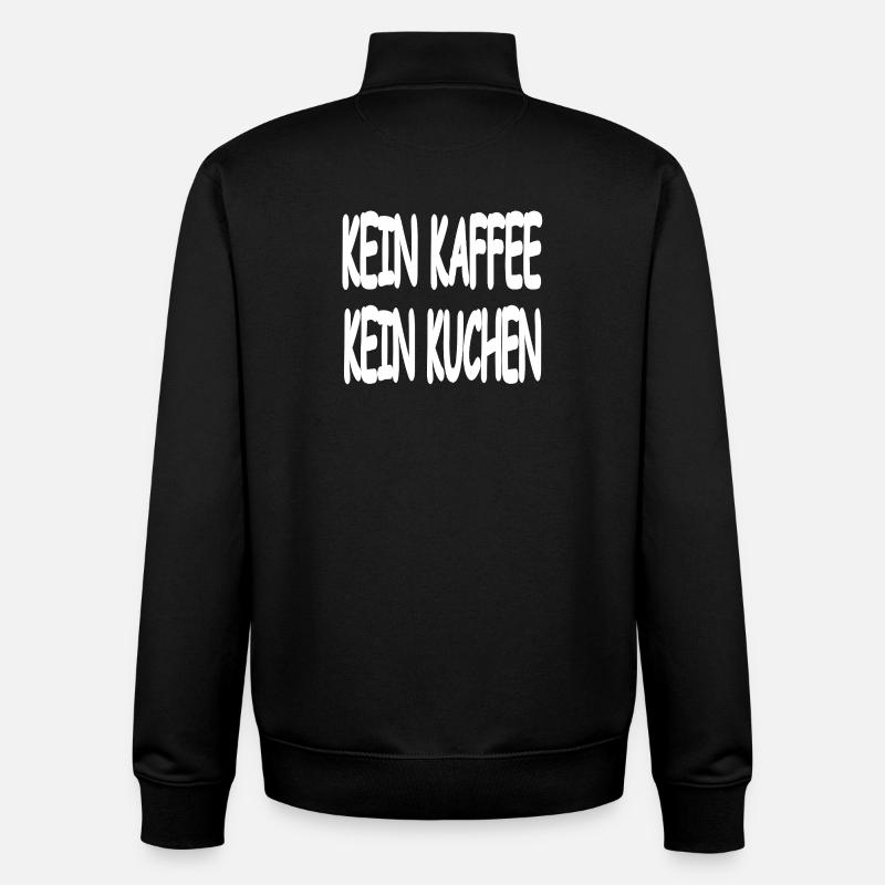 Gâteau - Sweat zippé unisexe en coton bio Stanley/Stella - noir