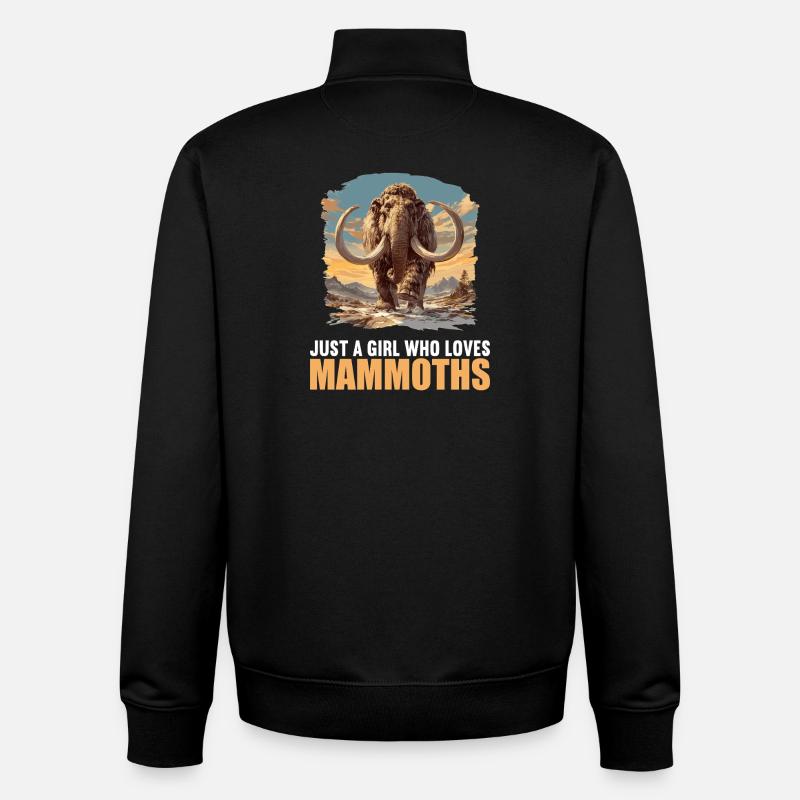 Mammuts Mammut - Unisex Organic Zip Sweatshirt von Stanley/Stella - Schwarz