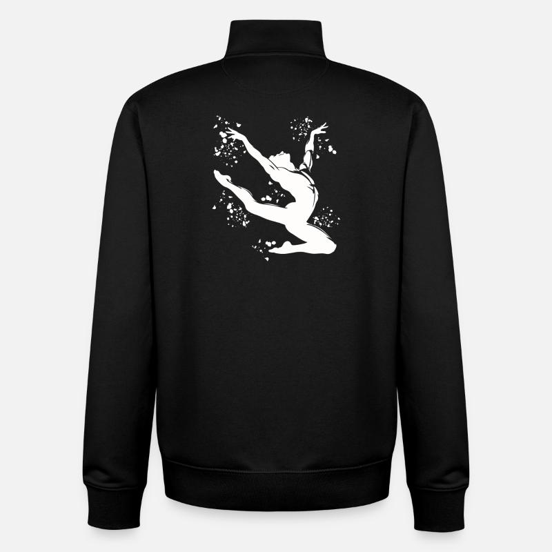 Turner Boden Kunstturnen - Unisex Organic Zip Sweatshirt von Stanley/Stella - Schwarz