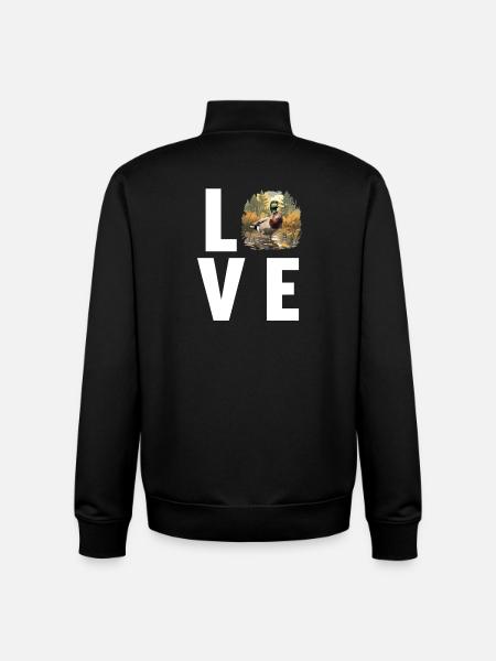 Ducks Duck - Unisex Organic Zip Sweatshirt by Stanley/Stella - black