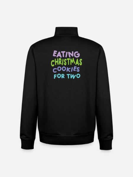Weihnachtsplätzchen für zwei - Unisex Organic Zip Sweatshirt von Stanley/Stella - Schwarz