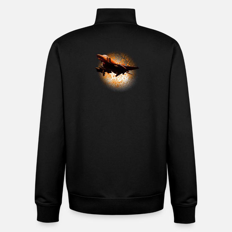 F-4 Phantom - Unisex Organic Zip Sweatshirt von Stanley/Stella - Schwarz