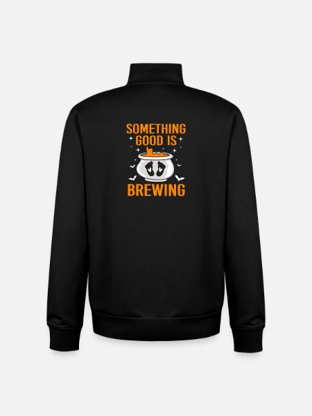 Gender Reveal Halloween - Unisex Organic Zip Sweatshirt by Stanley/Stella - black