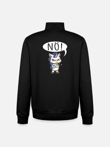 Ei helppoa Ei Yksisarvinen Tytöt Naiset Teinit - Unisex vetoketjullinen collegepaita luomupuuvillasta Stanley/Stellalta - musta