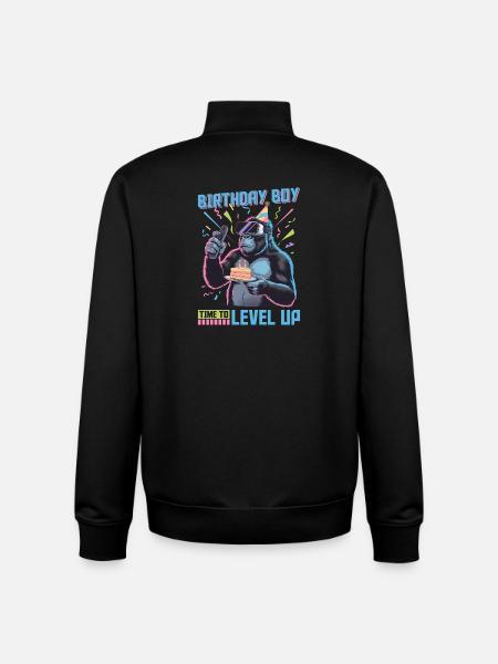Birthday Gamer VR - Unisex Organic Zip Sweatshirt by Stanley/Stella - black