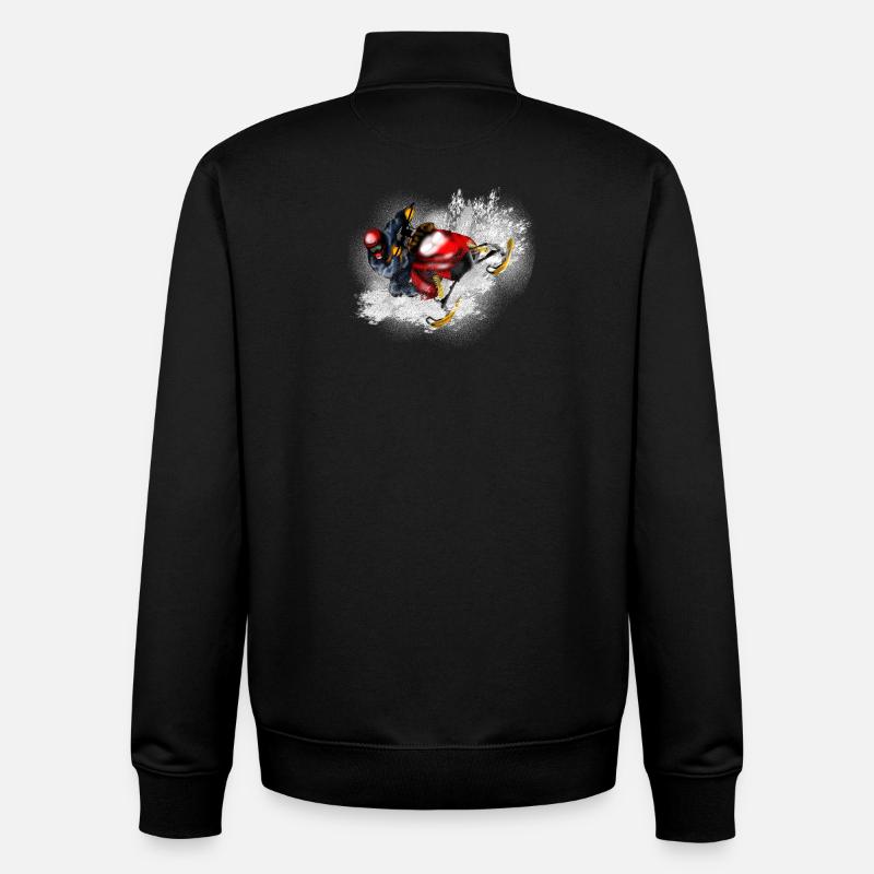 Snowmobile - Unisex Organic Zip Sweatshirt von Stanley/Stella - Schwarz