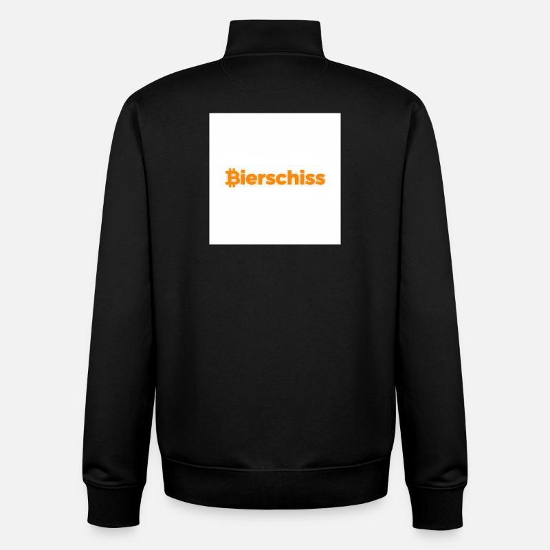 Beer Mallorca Shirt - Unisex Organic Zip Sweatshirt by Stanley/Stella - black