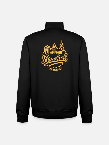 Bruchsal Kraichgau Illustration Design - Unisex Organic Zip Sweatshirt von Stanley/Stella - Schwarz