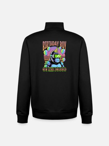 Birthday Gamer VR - Unisex Organic Zip Sweatshirt von Stanley/Stella - Schwarz