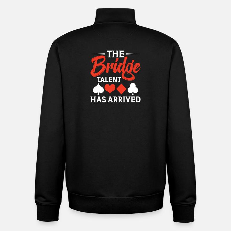 Das Bridge-talent Ist Da - Unisex Organic Zip Sweatshirt von Stanley/Stella - Schwarz