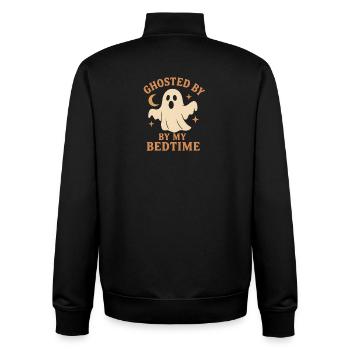 Gute-Nacht-Geistergrafik, Halloween - Unisex Organic Zip Sweatshirt von Stanley/Stella - Schwarz - Hinten - AI Model Male 185 light (185cm)