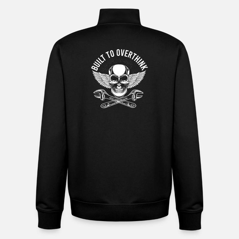Mechanical Engineering Maschinenbauer Ingenieur - Unisex Organic Zip Sweatshirt von Stanley/Stella - Schwarz