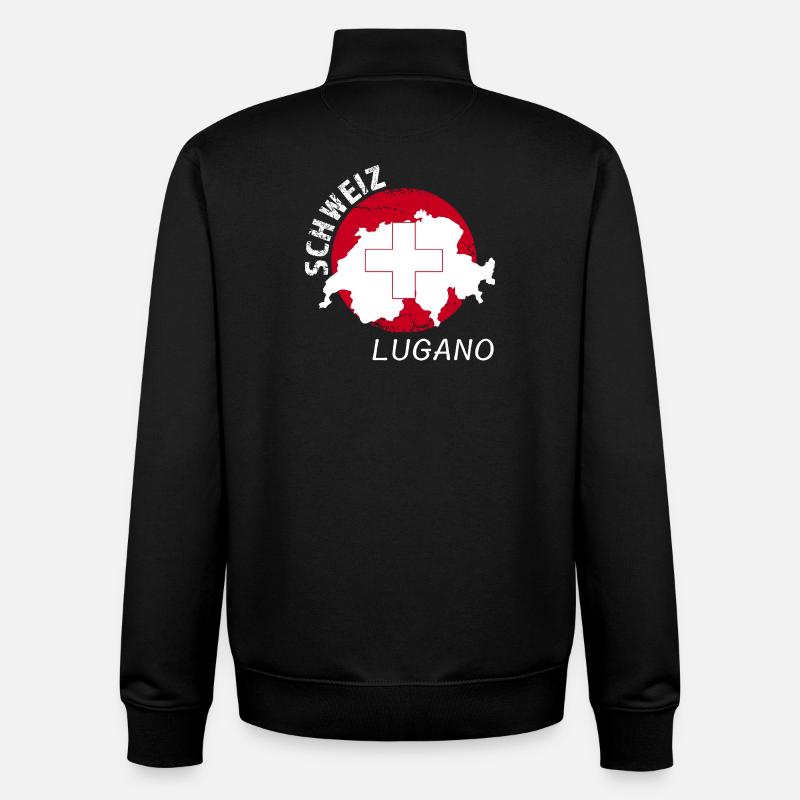 Lugano - Unisex Organic Zip Sweatshirt von Stanley/Stella - Schwarz