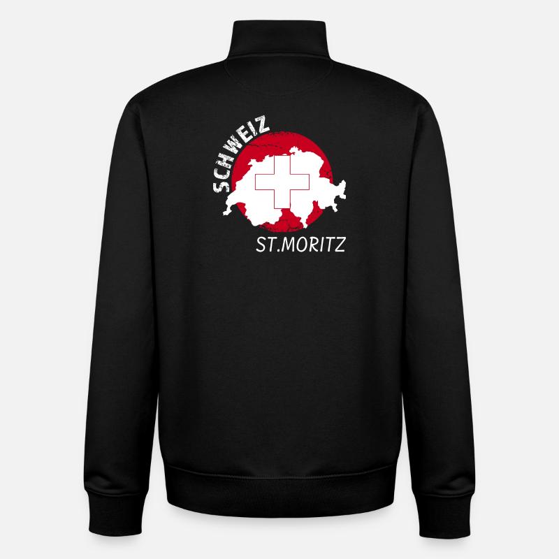 St. Moritz - Unisex Organic Zip Sweatshirt von Stanley/Stella - Schwarz