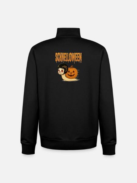 Schnelloween - the Halloween Queen | Pun - Unisex Organic Zip Sweatshirt by Stanley/Stella - black